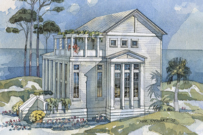 Classical Retreat Front Color Rendering