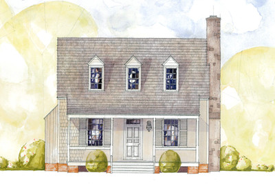 Randolph Cottage Color Rendering Front
