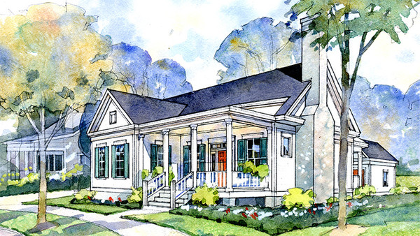 Adaptive Cottage Color Rendering Front