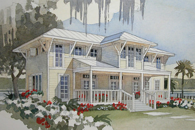 Bayside Retreat Color Rendering Front