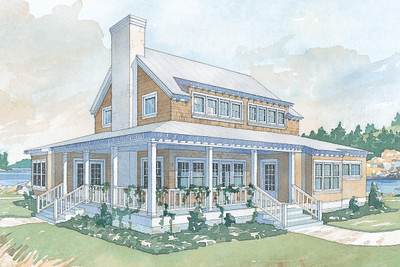 Whitefish Retreat Color Rendering Front